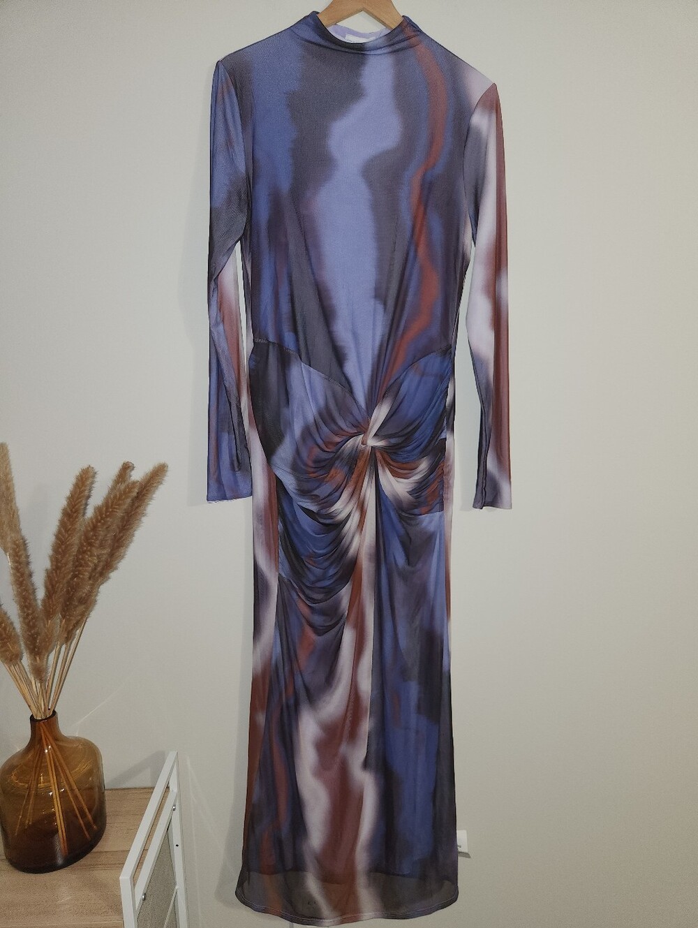 Asos Design Draped Maxi Dress